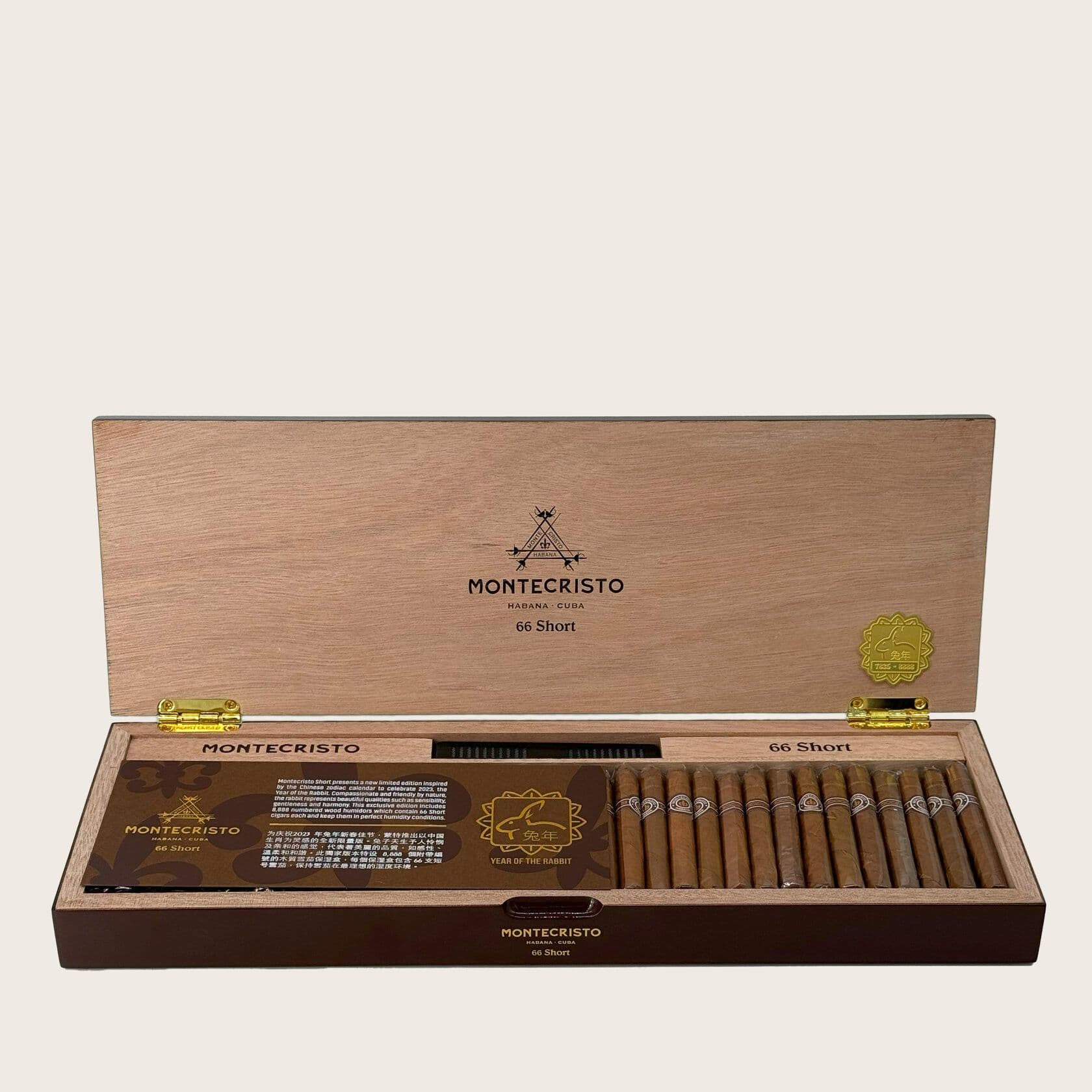 Montecristo SHORT Year Of The Rabbit 66 LE HUM