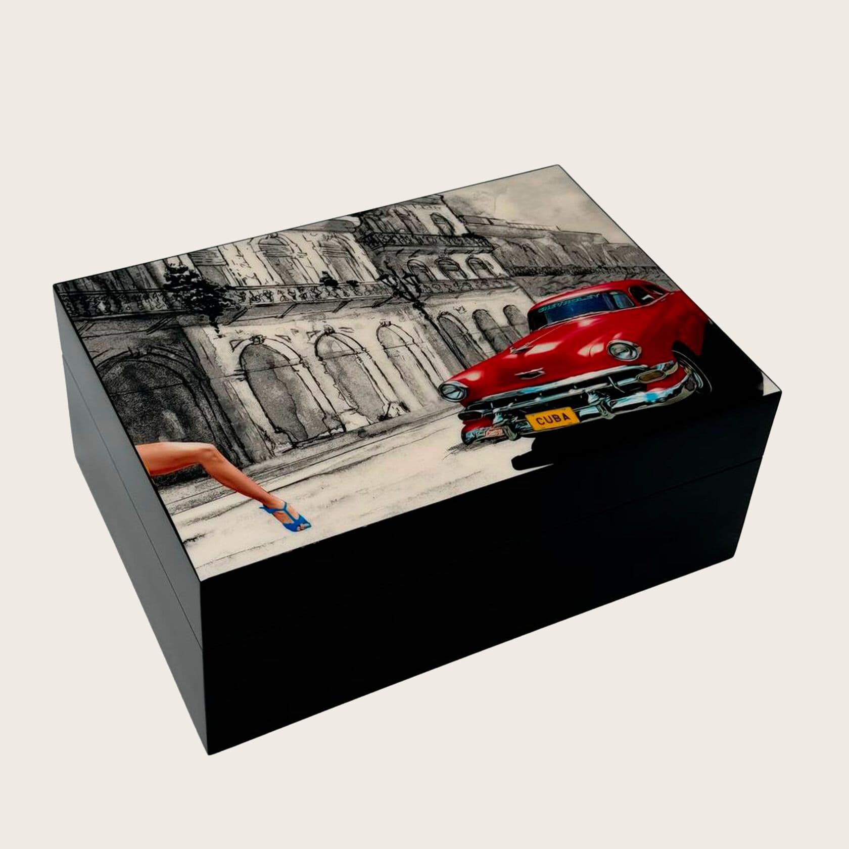 Gentili Humidor SV 50 Red Car Leg