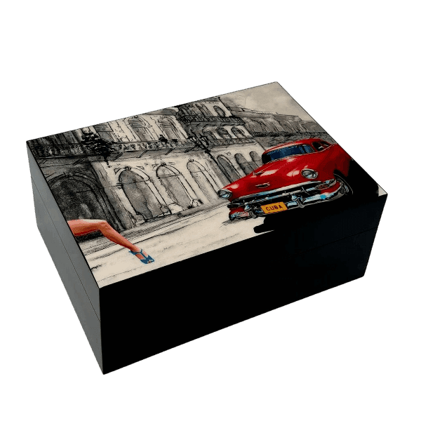 Gentili Humidor SV 50 Red Car Leg