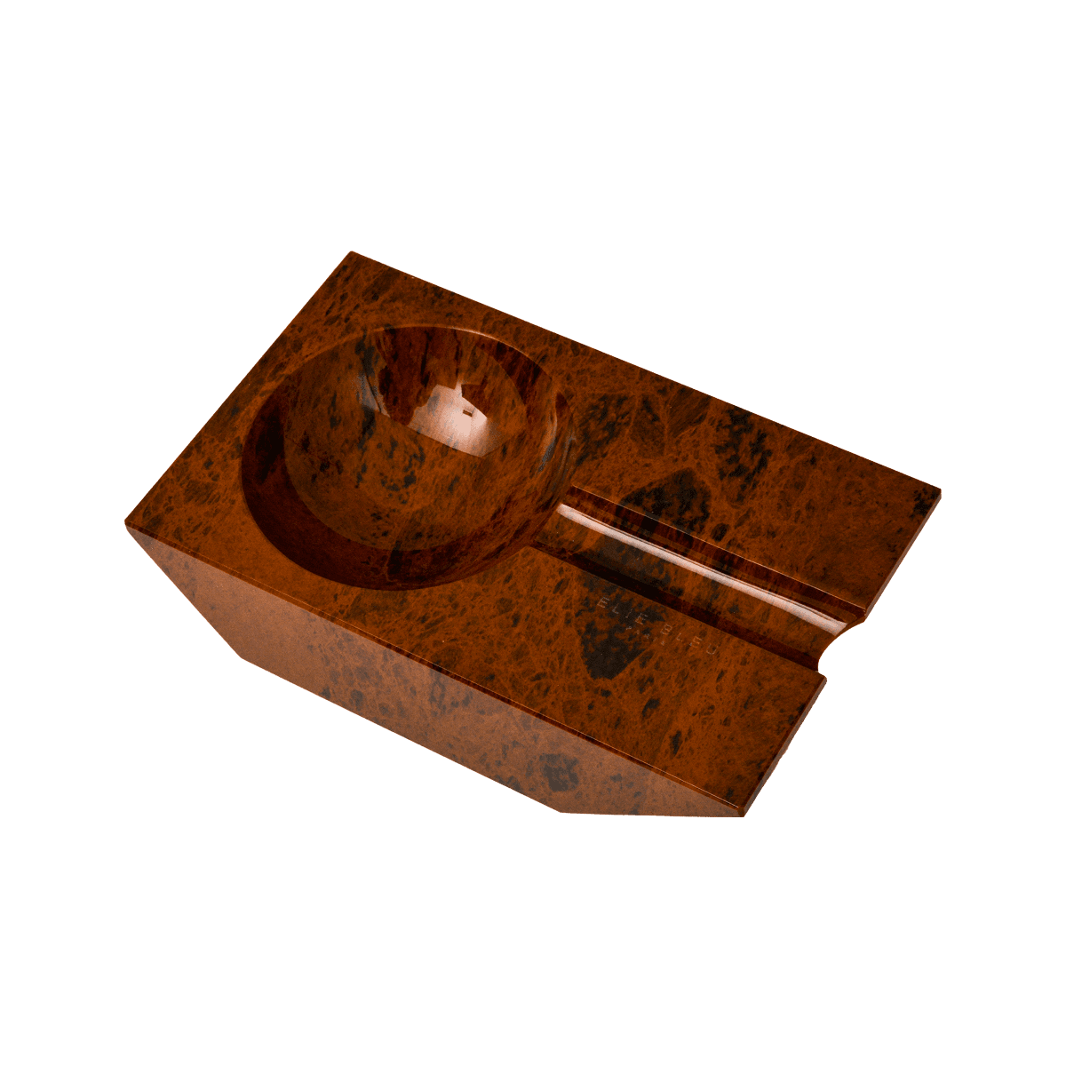 Elie Bleu Ashtray "Obsidian" Brown 1 cigar