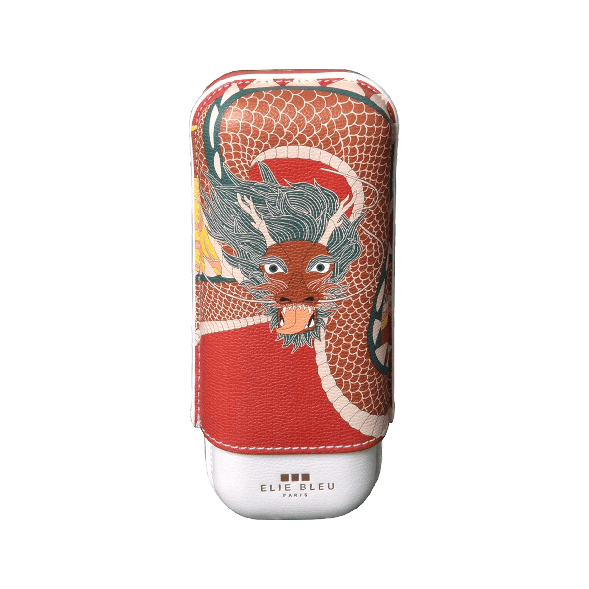 Elie Bleu "Dragon" Cigar Case - 2 Cigars caliber 27