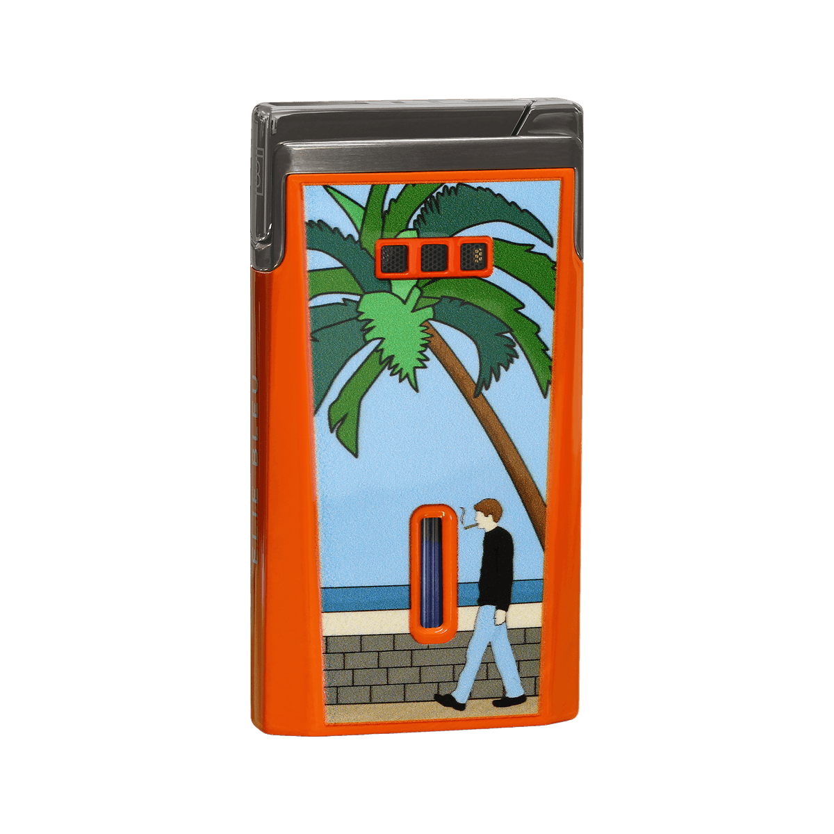Elie Bleu Pocket Lighter "J15" Casa Cubana Orange