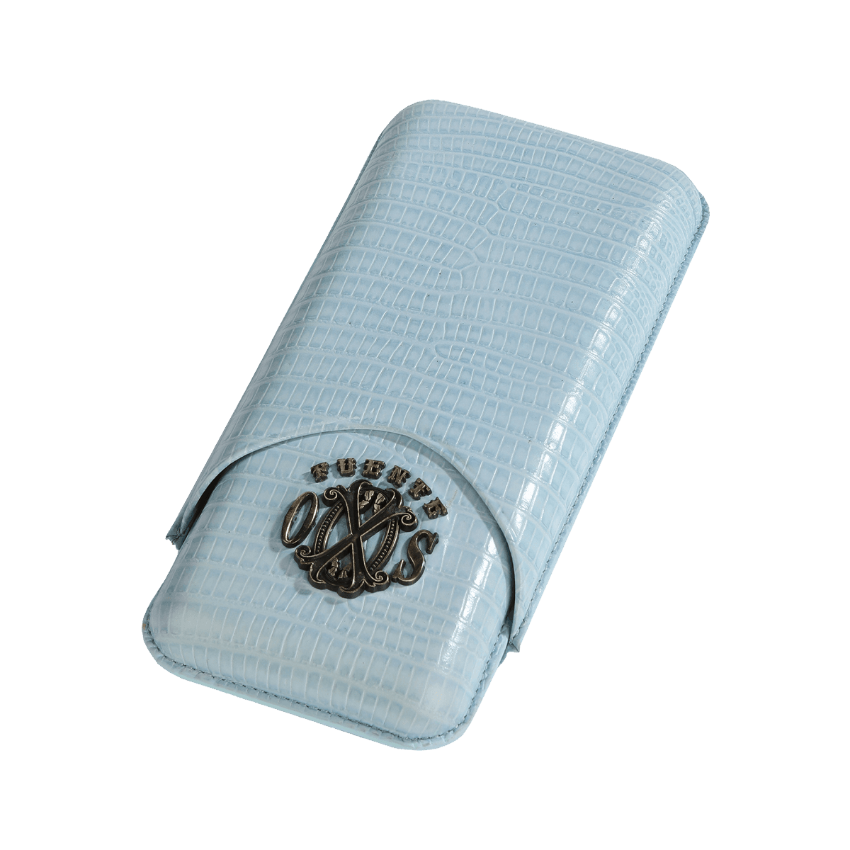 The Opus X Society Teju Cigar Case Pastel Blue