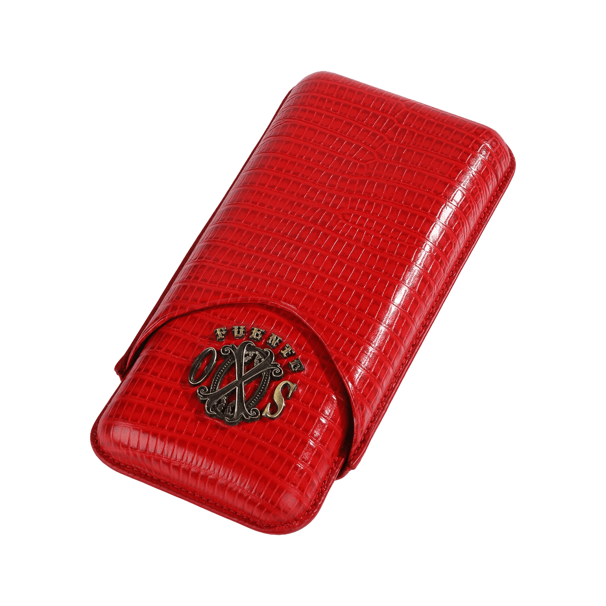 The Opus X Society Teju Leather Cigar Case Red