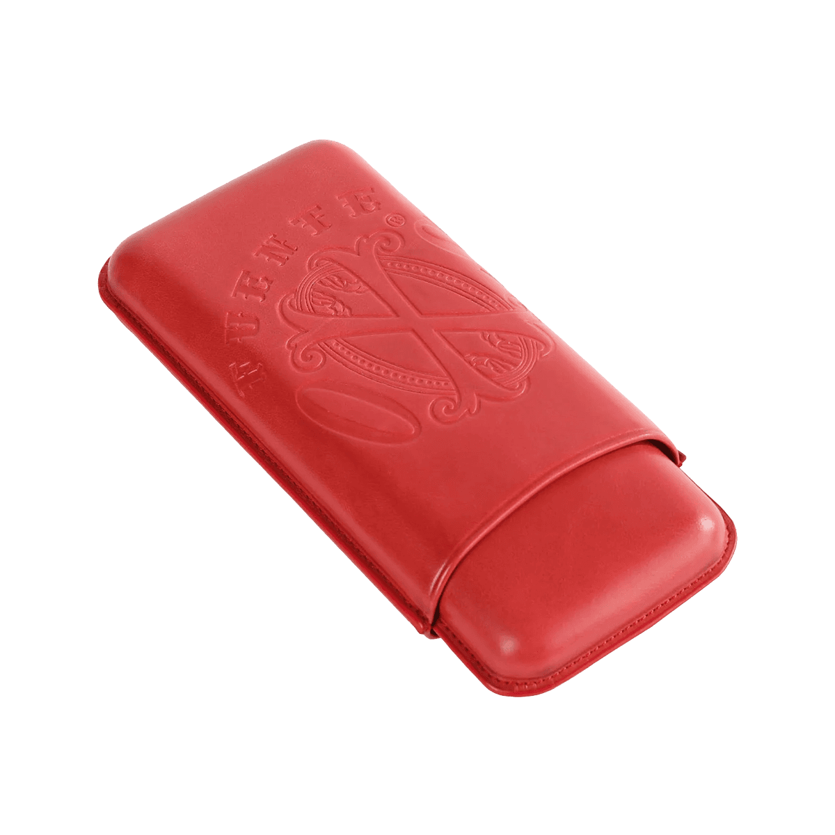 The Opus X Society Leather 3-Cigar Case El Rojo