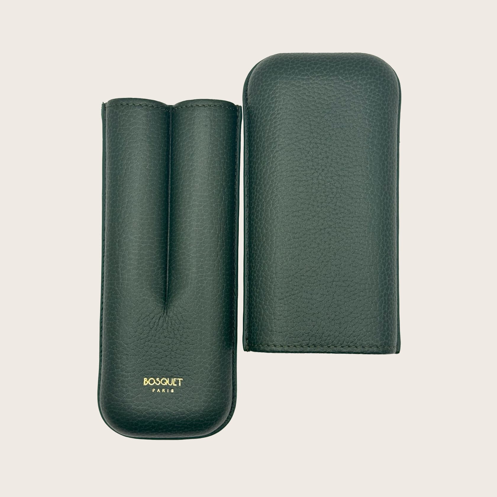 TL2-2 Cigars Grained Calf - Forest Green