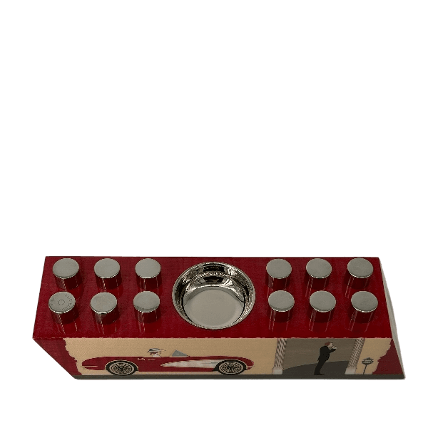 Elie Bleu Carros Americanos Red Syc Plug Ashtray