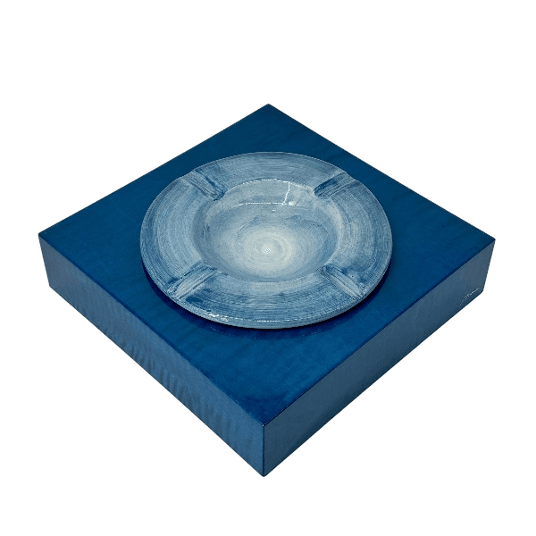 Morici Ashtray Blu Venato