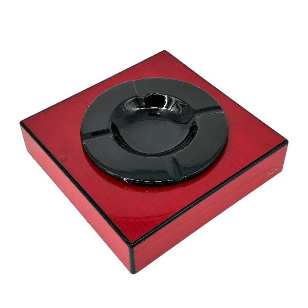 Morici Ashtray Red Veined