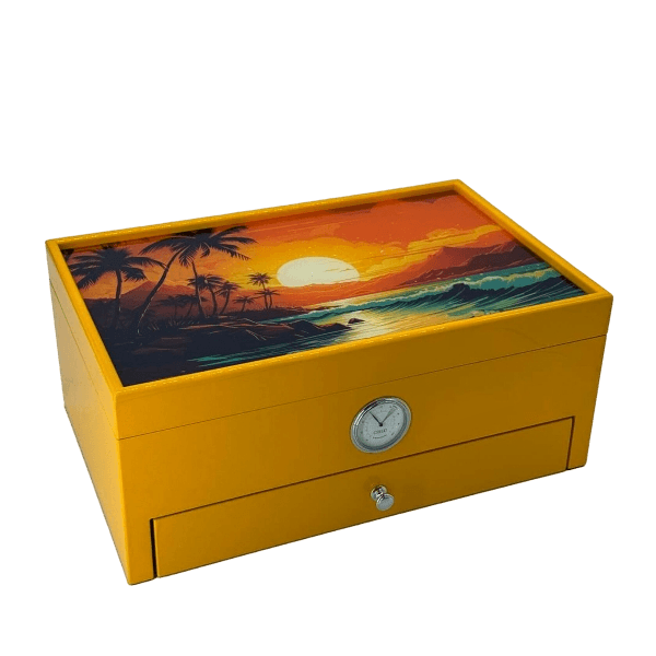 Humidor Special Club Edition Yellow Sun Digital Stamp